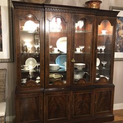 Mahogany China Cabinet 