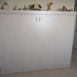 WALL MOUNTED MURPHY BED, WALL MOUNTED VERTICAL FULL SIZE