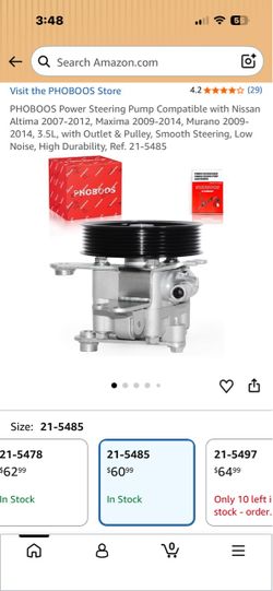 Power steering pump for Nissan