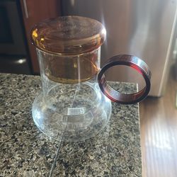 GLASS CRAFT WITH CUP LID