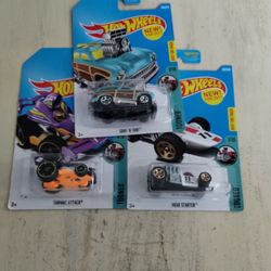 Hot Wheels Tooned Lot Of 3