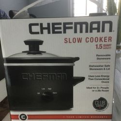 Chefman Slow Cooker 1.5 Quart