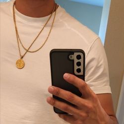 24" & 30" 18k gold plated rope chain