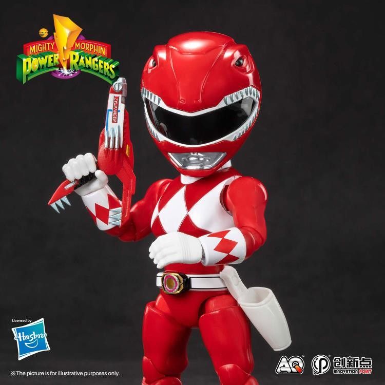 Power Rangers Red Ranger Posable Action Figure 5.3 Inches Tall With All Accessories