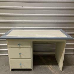 Beautiful Steel Blue / White Desk