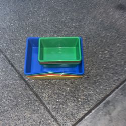 Seven Plastic Boxes 