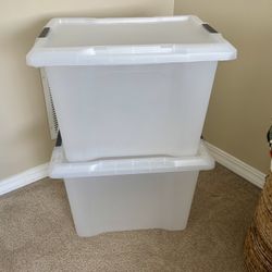 Large Stacking Storage Boxes 