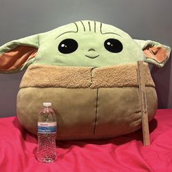 Squishmallow Yoda Pillow 