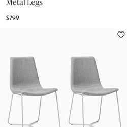 West elm Dining Chairs (6)