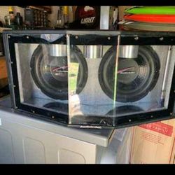 AudioBahn Dual 10" Subwoofers 