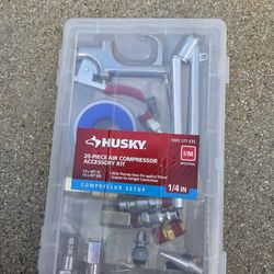 New Husky 20-Piece Air Compressor Accessory Kit