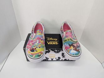 Disney x Vans Alice in Wonderland Slip-On Sneakers