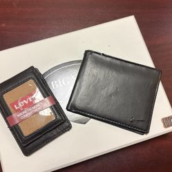 Levi’s And Nike Golf Wallets New 