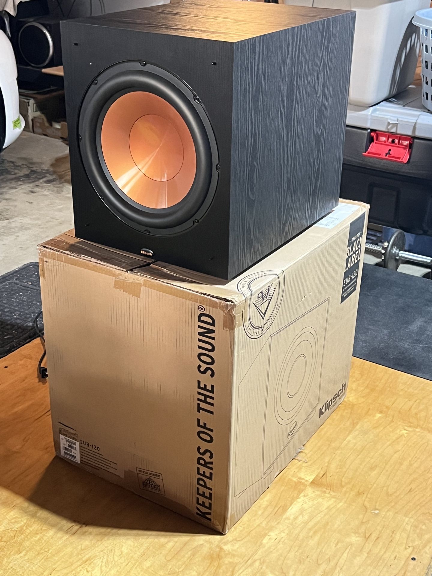 Klipsch SUB-120-BLACK Synergy Black Label Subwoofer Speaker