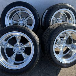American Racing Vn 505 Polished 17x11 With Toyo Extensa 315/35/17 Tires For Obs C-10 Chevy 5x5🔥🔥🔥