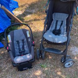 For sale car seat and stroller set for $25.00