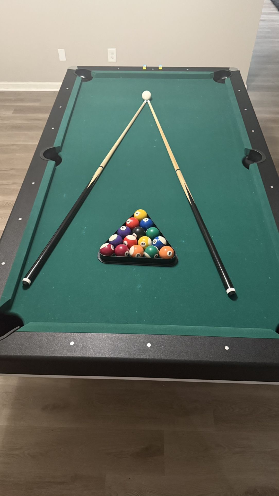 7’ Pool Table x Ping Pong Table