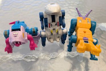 Vintage transformer action figures