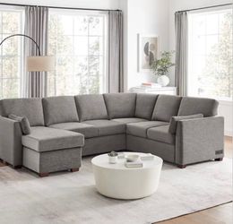 Coddle Luke sleeper sectional with storage