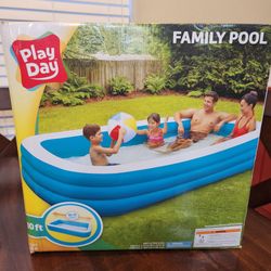 *NEW* 10ft Inflatable Family Pool