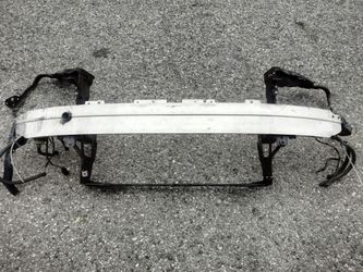 2007-2012 Mercedes S550 S63 Front Bumper Reinforcement Bar With Brackets And Headlights Brackets With Accessories OEM.