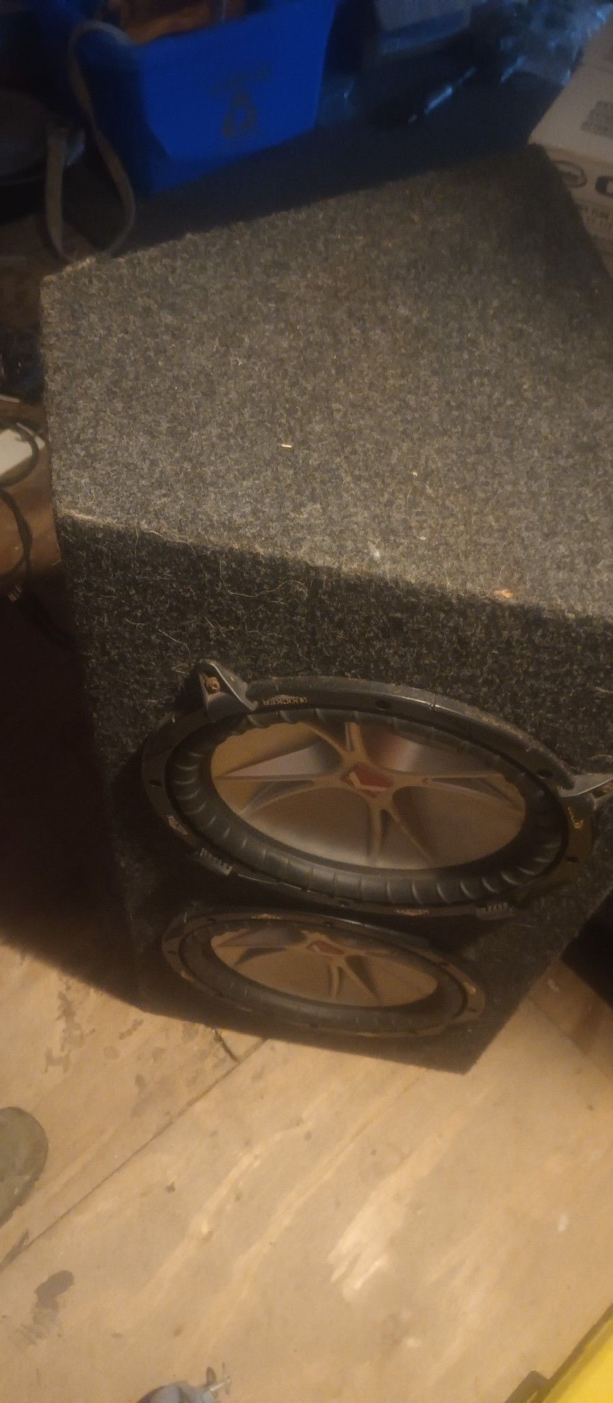 2 12s In A Nice Box With A Sweet Rockford Fosgate Amp