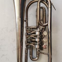 Rotary Valve Trumpet With Case
