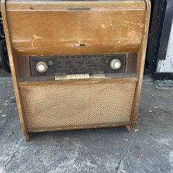 Two Telefunken / Grundig Radio Consoles