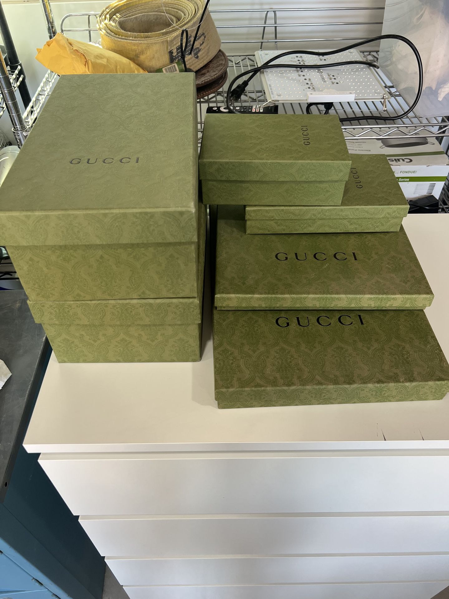 Empty Gucci Packaging 