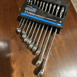 Power Torque 11 pc Combination Wrench Set