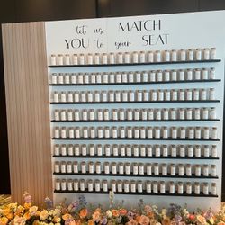 Stunning Wedding Seating Chart Display