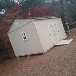 Salgado sheds we built on site