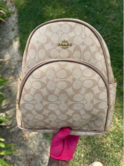 Small Coach Backpack all over print