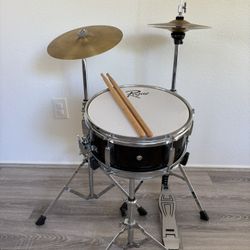 Starter Drum Kit - 12” Snare, Hi-Hats, Cymbal And Stand