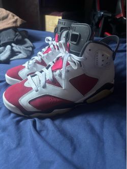 Jordan 6 Carmines size 8