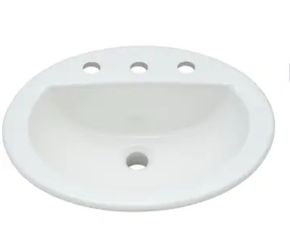 2 Brand new 19 Inc bathroom sink