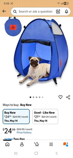 Brand New never used Pet Tent / Carrier $5.55