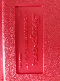 Snap-on 3/8" Drive Socket Wrench Set Case