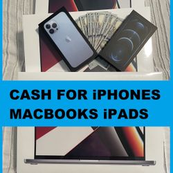 Cash For iPhone 13 Pro Max Ipad Pro Macbook Pro