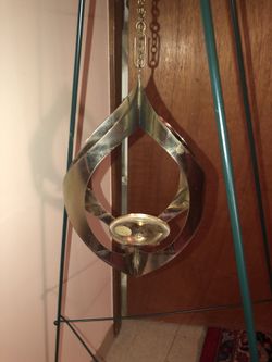 Vintage hanging candle holder