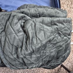 Soft comfy Dark Grey Queen Size Weighted Blanket For Sale