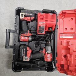 Milwaukee Hammer Drill & Impact Combo 