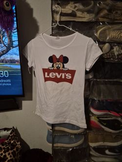 MINNIE MOUSE AND LEVIS COLLAB SHIRT