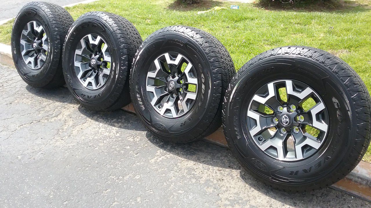 16" STOCK TOYOTA TACOMA TRD WHEELS AND TIRES