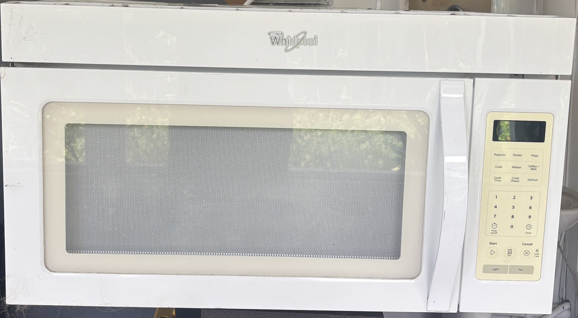Microwave, Over The Range Type. White