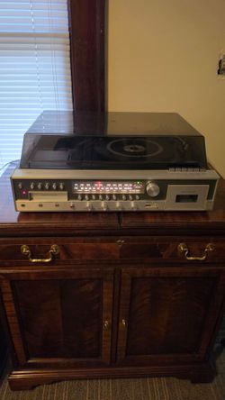 Vintage 8 Track/ Cassette/Record player