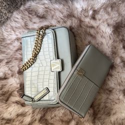 VICTORIA SECRET Palm Croc Medium Shoulder Bag ONLY