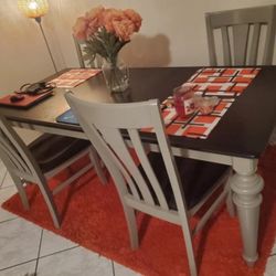 Real Wood Bassett Dining Room Table For 4
