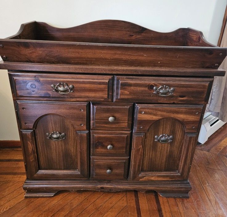Wood & Brass Buffet