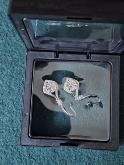 2 Carat Moissanite Earrings 